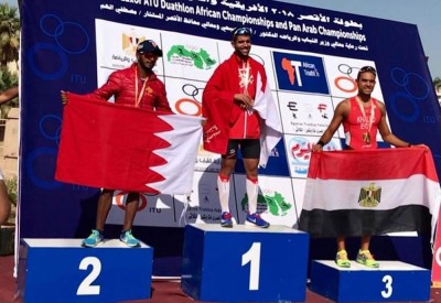 الغيص يحقق المركز الثاني في بطولة الأقصر الدولية للترايثلون