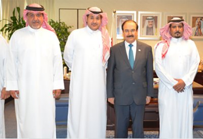 ميرزا يبحث مع شركة سعودية التقنيات الحديثة في اجهزة رفع كفاءة الطاقة الكهربائية