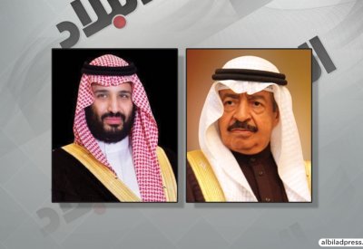 سمو رئيس الوزراء وسمو ولي العهد السعودي يؤكدان رفضهما لأي ممارسات تستهدف التأثير على أمن المنطقة 
