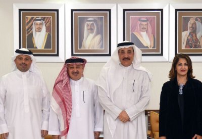 حميدان يستقبل المنشآت البحرينية المكرمة لريادتها في مجال التنمية المجتمعية