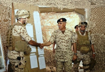 رئيس هيئة الأركان يشهد جانبا من التمرين المشترك درع الشمال