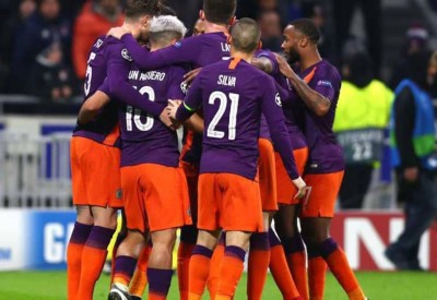  مانشستر سيتي إلى ثمن النهائي بتعادله مع ليون في دوري الأبطال