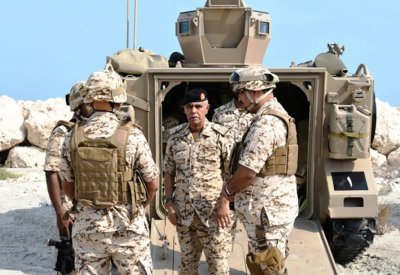 رئيس هيئة الأركان يتفقد المرحلة الختامية للتمرين المشترك (درع الشمال)