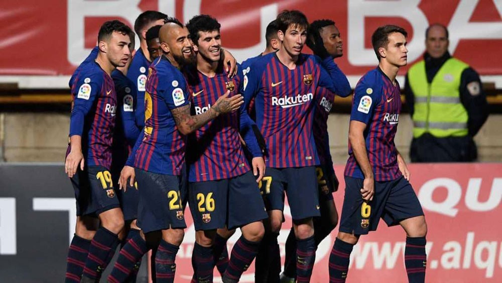برشلونة يعبر ليونيسا "المتواضع" بصعوبة