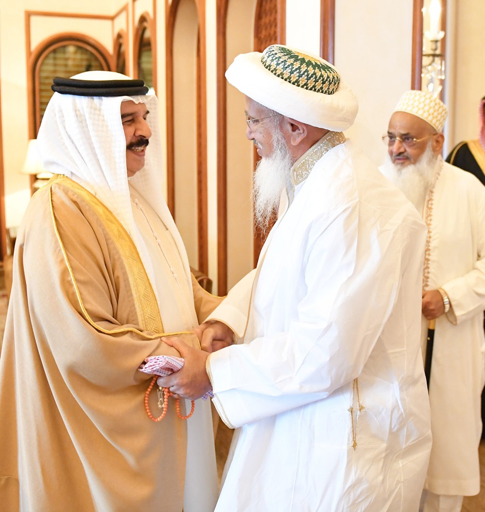 جلالة الملك المفدى يستقبل سلطان البهرة