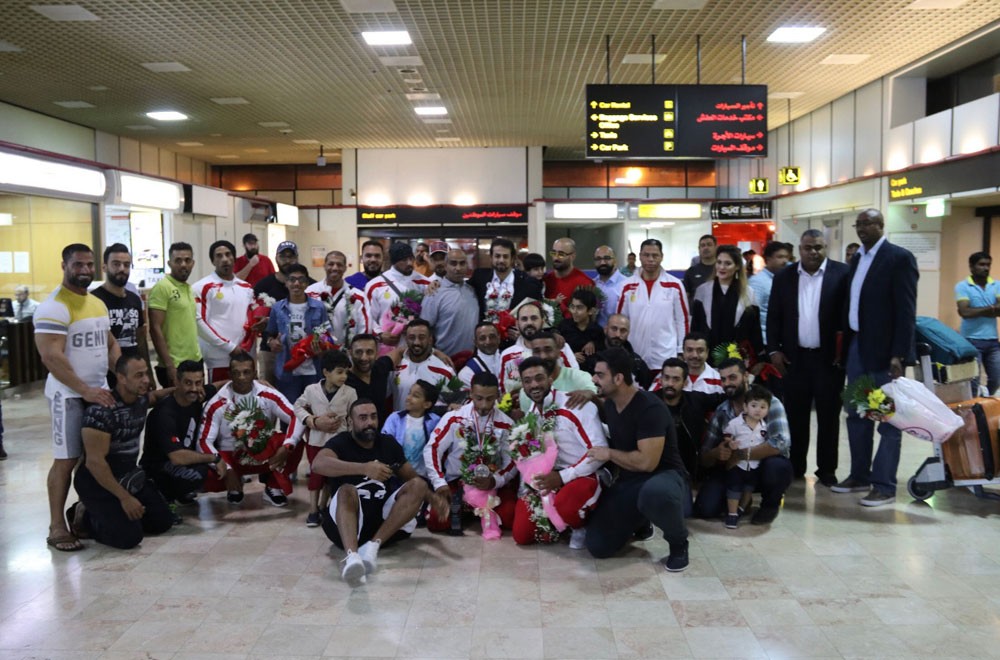بعثة منتخب بناء الأجسام تعود لأرض الوطن بعد المشاركة الناجحة في إسبانيا