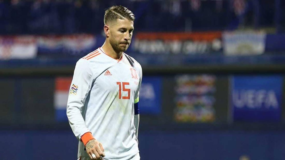 راموس يغادر منتخب إسبانيا مصابا