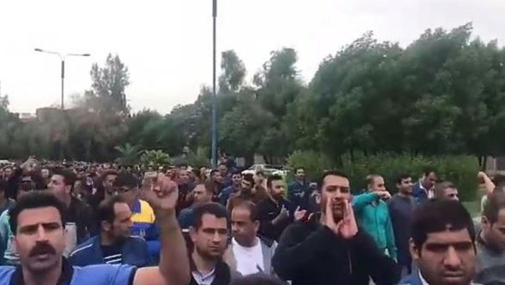 استمرار الاحتجاجات العمالية في الأهواز وسط طوق أمني