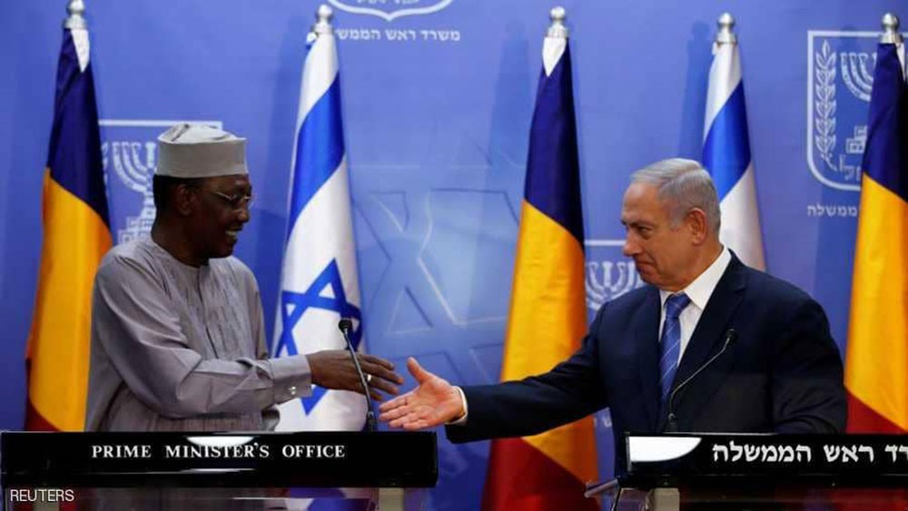  نتنياهو يستقبل الرئيس التشادي في القدس