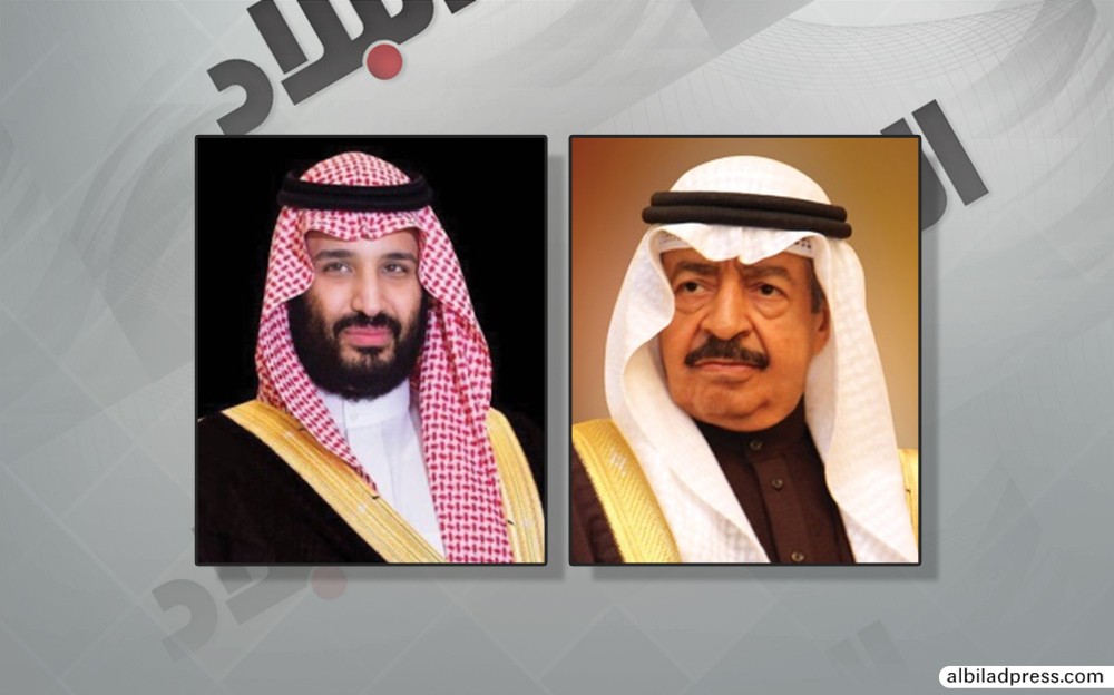 سمو رئيس الوزراء وسمو ولي العهد السعودي يؤكدان رفضهما لأي ممارسات تستهدف التأثير على أمن المنطقة 