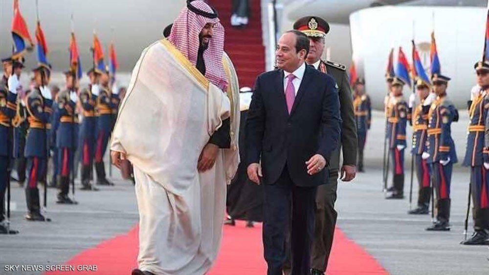  الرئيس المصري يستقبل ولي العهد السعودي بالقاهرة