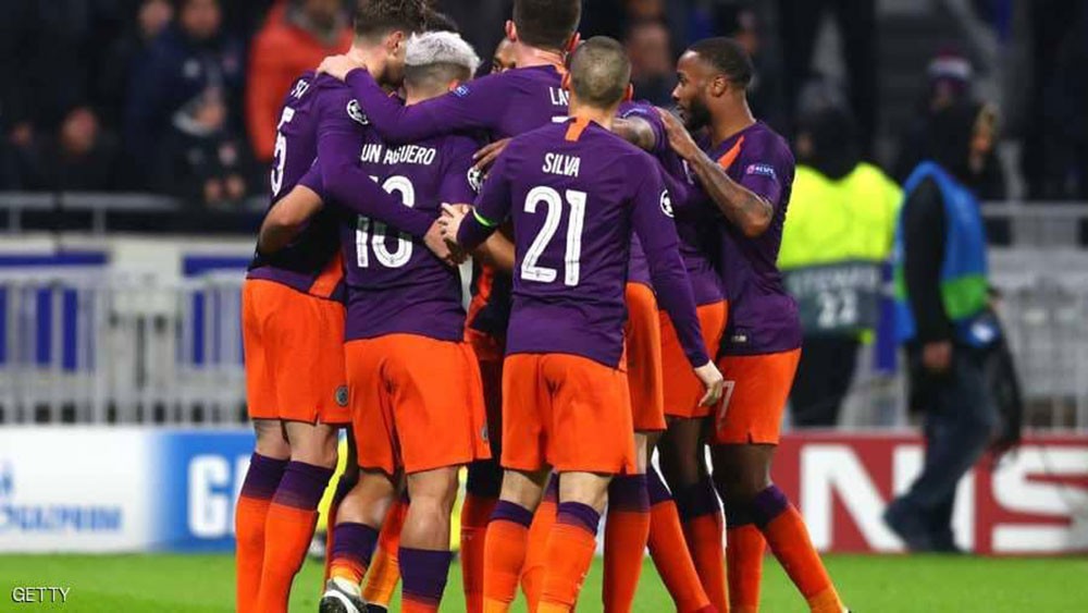  مانشستر سيتي إلى ثمن النهائي بتعادله مع ليون في دوري الأبطال