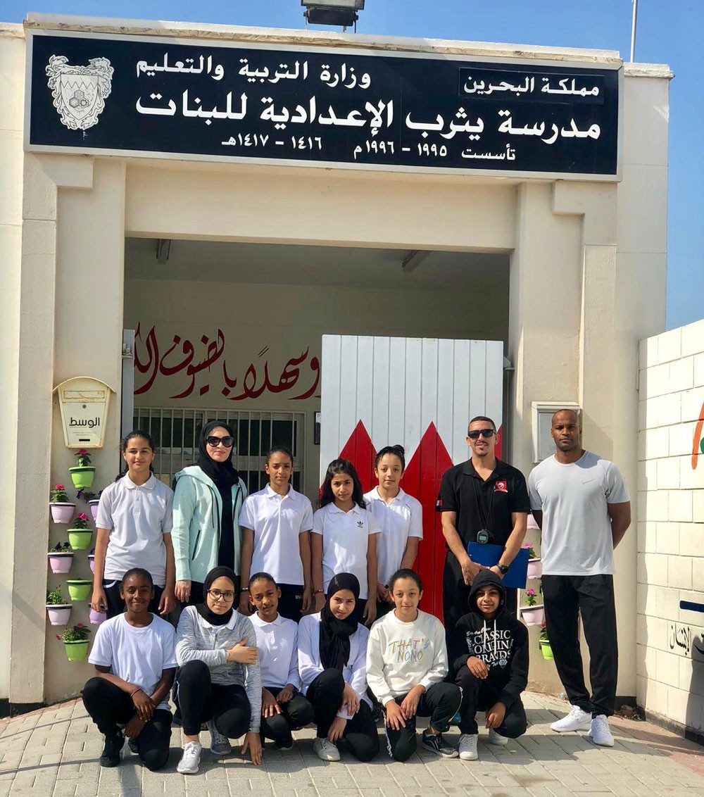 لجنة موهوبي القوى تزور مدرستي الإمام الغزالي ويثرب للبنين والبنات