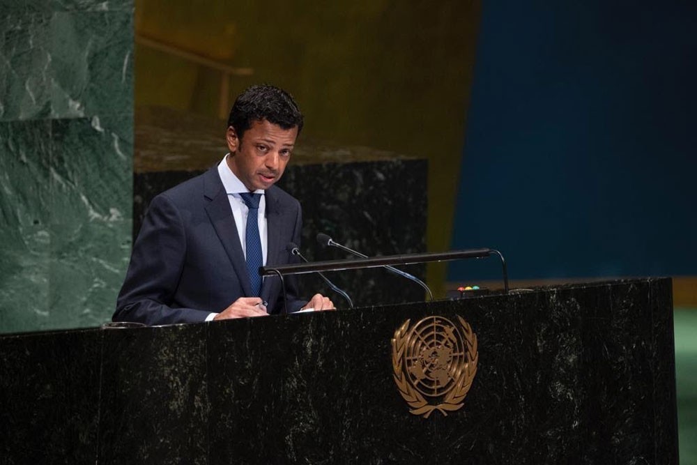 مندوب البحرين لدى الأمم المتحدة :  تحقيق السلام في الشرق الأوسط أساسه قيام دولة فلسطين المستقلة