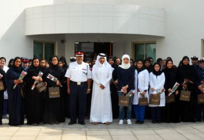 الإدارة العامة للمباحث والأدلة الجنائية تحتفي بالمرأة البحرينية في يومها