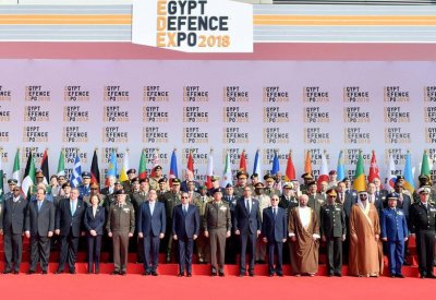 السيسي يفتتح أول معرض دولي للسلاح في مصر بحضور 41 دولة