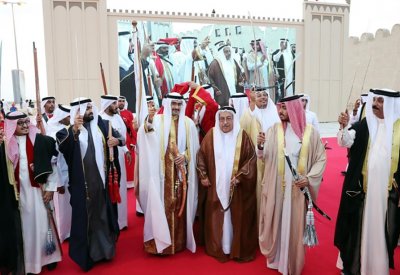 حضور غفير من أهالي الرفاع يحتفون بالأعياد الوطنية 