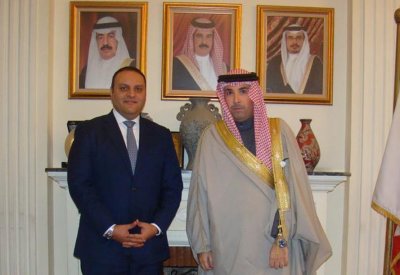 مندوب رئيس مصر يهنئ سفير البحرين في القاهرة بالأعياد الوطنية للمملكة
