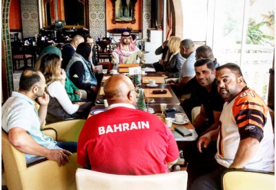 الغانم يطلع على آخر تحضيرات استضافة أندية غرب آسيا لرفع الأثقال بفندق إليت المحرق