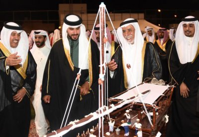 سمو الشيخ محمد بن سلمان يحضر احتفال العيد الوطني لشباب النعيم والسلطة