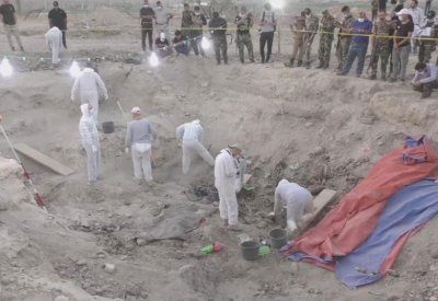 القوات الأمنية تعثر على مقبرة جماعية جديدة شمال بغداد  