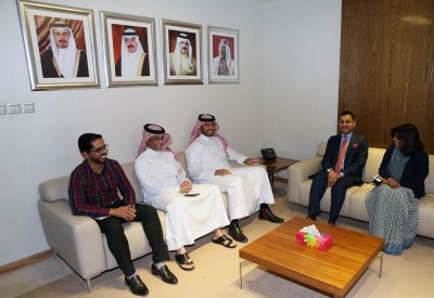 الحاج يبحث مع وكيل الشباب الهندي استضافة فعاليات رياضية جماهيرية