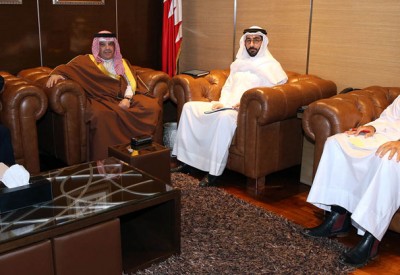 المؤيد يستقبل رئيس النجمة ويبحث الاستثمار بالنادي
