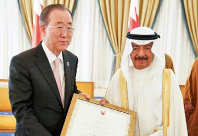 بان كي مون يشيد برؤية سمو رئيس الوزراء في مجال التنمية المستدامة