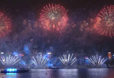  300 ألف متفرج يحضرون احتفالات رأس السنة في هونغ كونغ