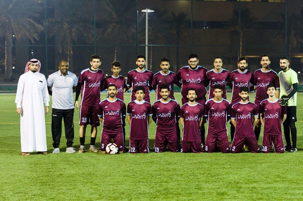 فريق معهد التدريب يفوز في أولى مبارياته بدوري الجامعات