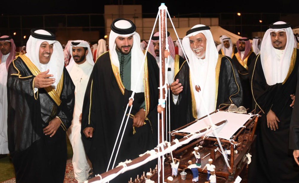 سمو الشيخ محمد بن سلمان يحضر احتفال العيد الوطني لشباب النعيم والسلطة
