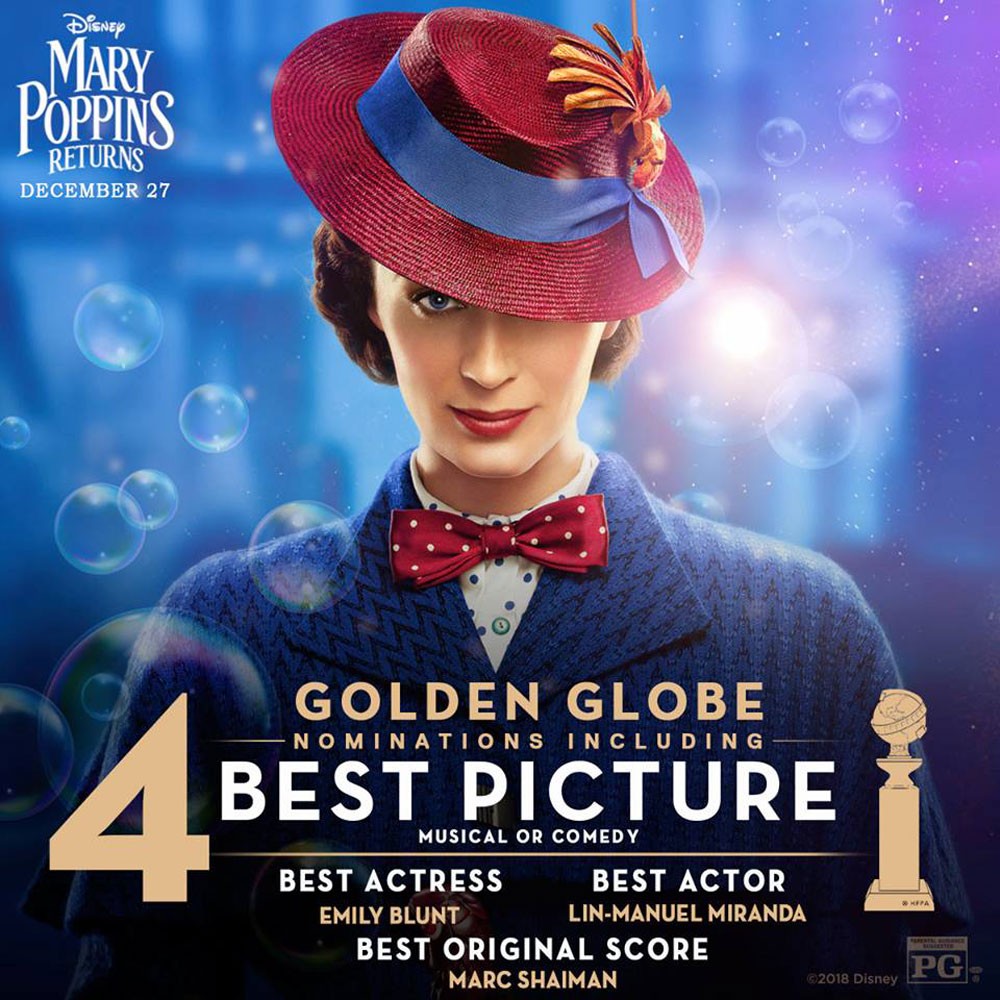ما لا تعرفونه عن فيلم  MARY POPPINS RETURNS