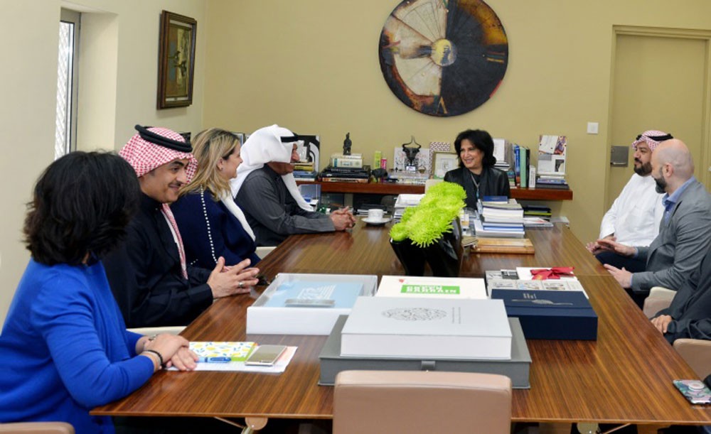 هيئة الثقافة تبحث تعزيز التعاون مع مركز (إثراء) الثقافي بالسعودية‎