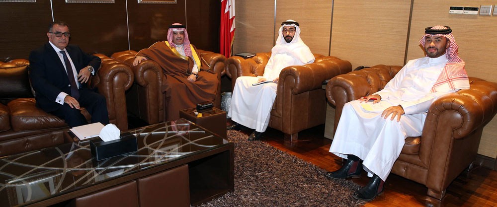 المؤيد يستقبل رئيس النجمة ويبحث الاستثمار بالنادي