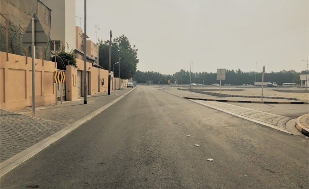 الأشغال تنتهي من تنفيذ مشروع تطوير الطرق الرئيسية بمجمع 911 في الرفاع
