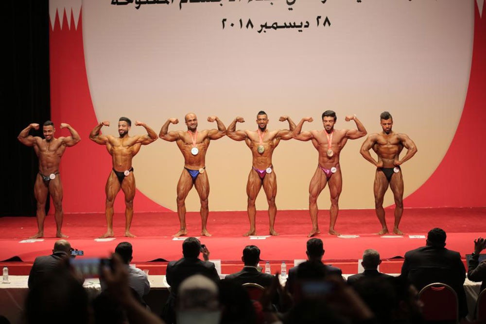 ختام مميز لبطولة العيد الوطني لبناء الأجسام
