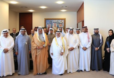 رئيس جهاز المساحة يقيم حفل توديع لمدير عام التسجيل العقاري