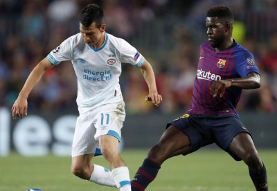 مدرب برشلونة يأمل عودة أومتيتي إلى التدريبات قريباً