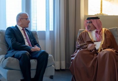 سمو ولي العهد يلتقي سفير الجمهورية التونسية الشقيقة بمناسبة تعيينه