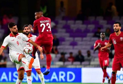  قطر تتغلب على لبنان بثنائية