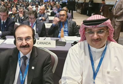 ميرزا يشارك في أعمال الوكالة الدولية للطاقة المتجددة IRENA
