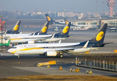  "Jet Airways" تُجري محادثات مع دائنيها بشأن خطة إنقاذ من الاتحاد للطيران