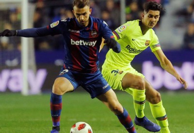 ليفانتي يشكو برشلونة بسبب مشاركة تشومي برانداريز