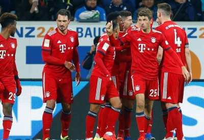 بايرن يستهل عودة الدوري الألماني بانتصار على هوفنهايم