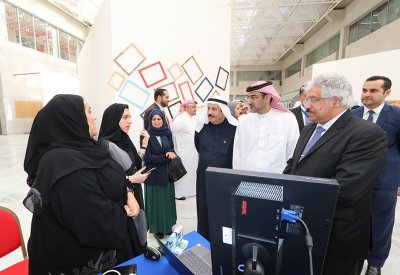 رئيس جامعة البحرين يثني على الخدمات المجتمعية لمشاريع الطلبة ‎