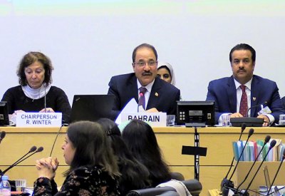 وزير العمل يترأس وفد البحرين المشارك في جلسة لجنة حقوق الطفل بجنيف