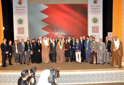 رئيس المجلس الأعلى للصحة يفتتح مؤتمر مكافحة الشيخوخة في جامعة الخليج العربي