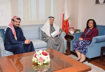 وزيرة الصحة تستقبل الوجيه محمد بن إبراهيم كانو