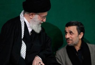 رسالة من أحمدي نجاد لخامنئي مهاجماً روحاني ولاريجاني