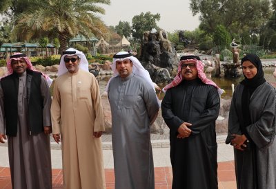 الرئيس التنفيذي للمجلس الاعلى للبيئة يبحث مع مدير عام حديقة العين تعزيز التعاون 